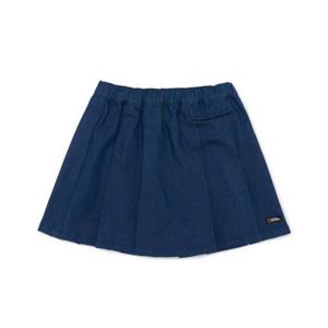 내셔널지오그래픽키즈 K251GSK010 여아 베스트아이템 데님 플리츠 스커트 (이너팬츠 내장) 네이비