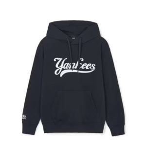 MLB후드티 PQJ 3AHDV1141-50BKS 바시티 체인자수 오버핏 후드티