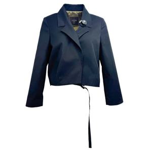 [데시데]벨티드 오픈 숏재킷(브로치set) DPS502