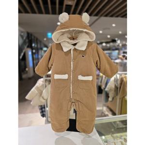[블루독베이비] 25 FW(BR)코듀로이 패딩 우주복(45C1360303)신생아 임신 선물 백일 돌 유아 아가옷 (45C136