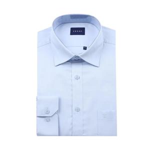 [예작(셔츠)]코튼폴리 솔리드 일반핏 긴소매셔츠 YJEFBR100-BL