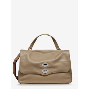 [ZANELLATO] 라프리마 여성 크로스바디 백 포스티나 M 레더 위드 더블 숄더 스트랩 0680100050000M Z0160 Graycreta /12