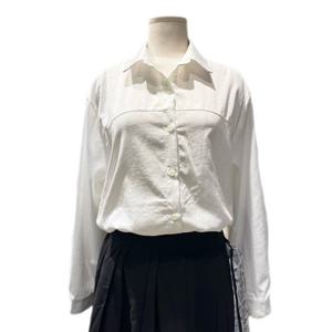 [나인스텝]뒷판 꼬임 언발란스 셔츠N25NS5320