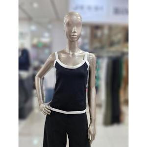 제시뉴욕 세이브존04 라인배색 니트 나시 탑 BE85NRKO5180KO