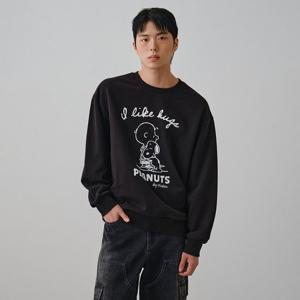 [클라이드]남성 스누피 캐릭터 그래픽 맨투맨 FPDTS472M