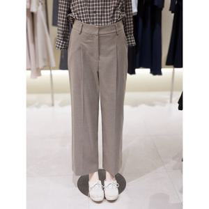 [숲]턱 세미 와이드 슬랙스  SBALP33