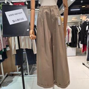 밀스튜디오 DP02 롱기장 바지밑단포인트 와이드팬츠 LR9SLS105