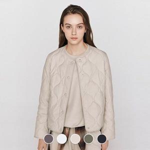 지오다노 375908 초경량 아웃포켓 집업 라운드넥 어니언 퀼팅 자켓 05375908