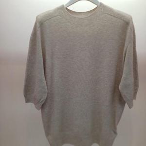 Latium HC06 5부반팔 로우반목폴라 깔끔한 무지  니트티 T2531sw09B