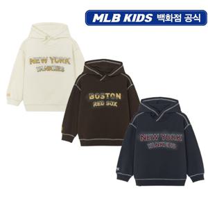 MLB키즈 스트릿 빈티지 기모 후드티셔츠 (7AHDB0756)