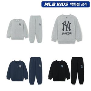[MLB키즈] 스트릿 베이직 아트웍 기모 맨투맨 세트 7AS2B0956