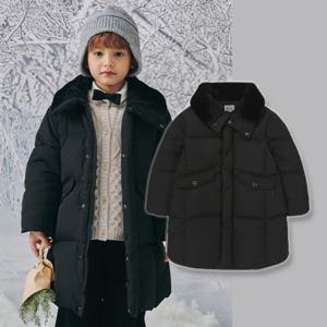 빈2 BZ63JP01BK1 남아 여아 블랙 덕 다운 아동 겨울 패딩 점퍼