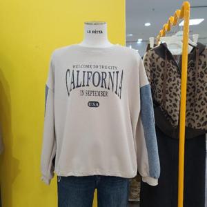 르피타 DP01 캘리포니아  청배색 라운드티 L254BTSA57