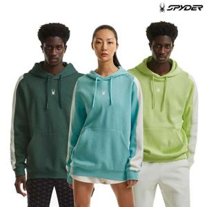 [스파이더] 공용 슬리브 레터링 로고 후드 티셔츠 SPHPCNHD303U