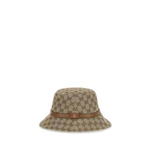 구찌 GG 캔버스 버킷 모자 8477393HBFY 9765 BEIGE