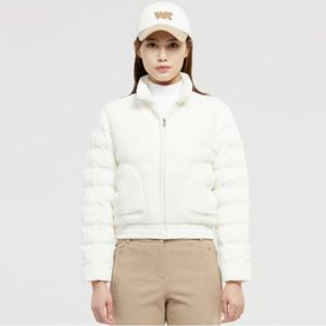 [와이드앵글]여성 CO 페이크 퍼 하이브리드 자켓 Off White(WWW25171W3)