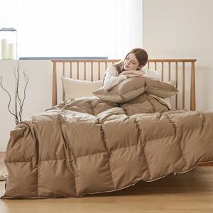 [K+K 세탁망] 라뽐므 순면 40수 구스 이불 킹2장+세탁망