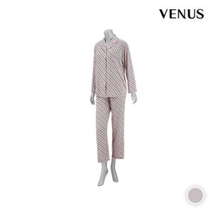 [비너스][출고가 170000원]폴리 사선 스트라이프 여성 파자마(SVPA4460W)