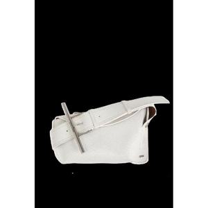25SS 알렉산더 맥퀸 화이트 레더 Sling 크로스바디 백 8085211AATT2366