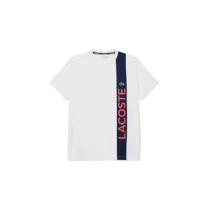 LACOSTE T 셔츠 UOMO ULTRA 드라이 STAMPA TH8938BIANCO