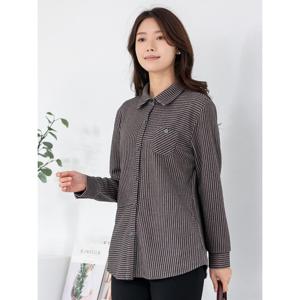 [모슬린]엄마옷 스트라이프 카라남방 515FGH554 마담/중년여성/