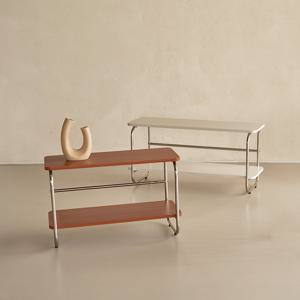 동서가구 글림 미드센츄리 미니 2단 와이드 수납 선반 DF927265