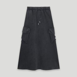 [코데즈컴바인] 피그먼트 빅포켓 스커트 (CKD-SK381WA)