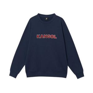 M 캉골긴팔티 CQK KRFC-RT17810DB 워드 로고 스웨트셔츠 1781 다크블루