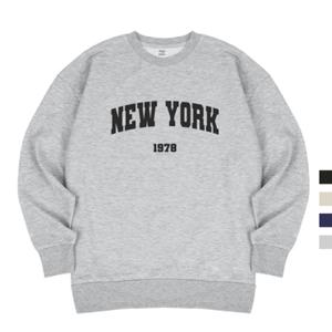 [폴앤폴]뉴욕1978 기모 오버핏 남여공용 맨투맨