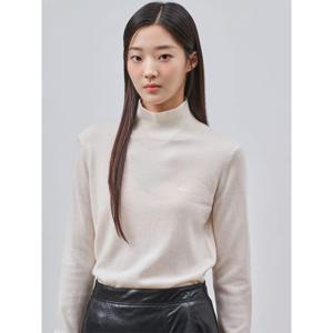 [빈폴레이디스] [택가 399,000원] [Essential] 캐시미어 터틀넥 니트 아이보리