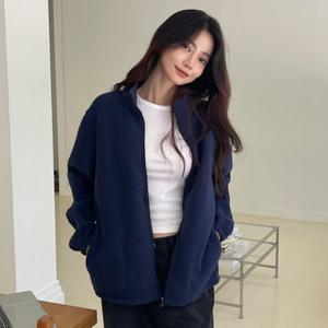 [시노코] 남여공용 베이직 쿠션 후리스 집업 자켓 4컬러 M-XL