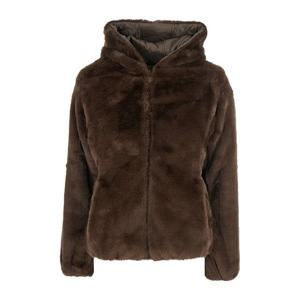 세이브더덕 인조 퍼 후드 집업 재킷 D33540W FURY2140038