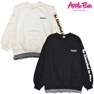 [애플핑크]S/T 레이어드 맨투맨 (APK8Q164GS)