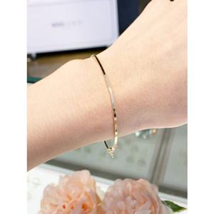 미니골드 14k 실크 볼드 팔찌 BHNS4001