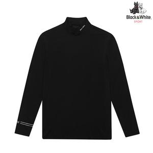 [블랙앤화이트] 남성 레이어(20D) 긴팔티셔츠 6913GZIN_BLACK