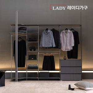 레이디가구 이안 에디션 시스템 드레스룸 코너형 B세트