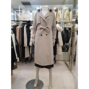 SOUP 케시미어 핸드메이드 트렌치형 코트 VZBHC33