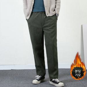 [프랭키뉴욕]프랭키뉴욕 남자 골덴 기모 와이드팬츠 겨울 코듀로