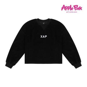 [애플핑크][애플핑크] XAP자수 벨벳 맨투맨 (APXPR701GSB)