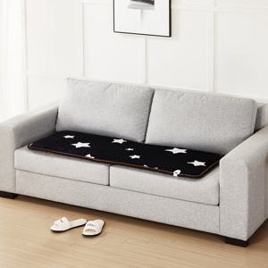 더안 극세사 전기방석 3인용 빅스타블랙