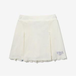 [휠라키즈] Girls 배색플리츠 스커트 (FK2SKG1302F_IVY)