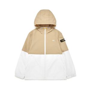 [내셔널지오그래픽 키즈] K242UJK920 올라운드 컬러블럭 바람막이 LBEIGE
