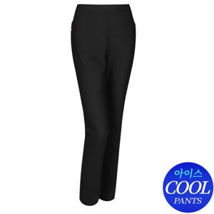 와플 여성 여름 간절기 스판 밴딩 슬랙스 SSG-WPT-0389-블랙-z
