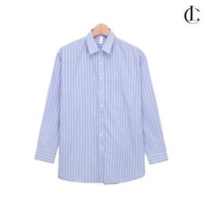 엘케이트 여자 셔츠 스트라이프 포켓 카라 데일리 남방 LCM009