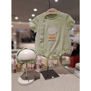 [압소바] 소이 요루 반소 바디슈트(모자) AZ310649 그린