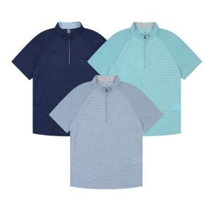 [콜핑]LD18 남성 여름 하이쿨 집업 반팔 등산 티셔츠  KVT4928M