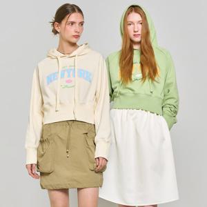 WOMAN 2003 뉴욕 크롭 후드티 [2COL] / WBD1L02516