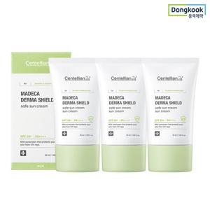[적립5%] 센텔리안24 마데카 더마 쉴드 세이프 선크림 50ml (SPF50+) 3개