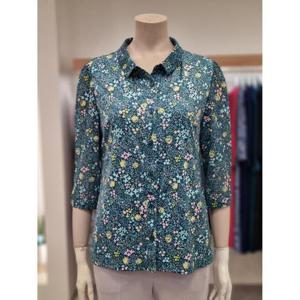 벨리시앙 세이브존07 꽃무늬 저지 블라우스 BL4235