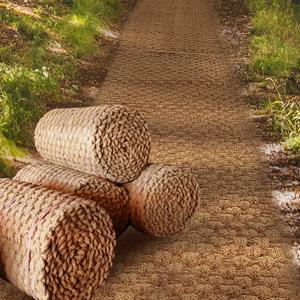 야자매트 폭0.8m 길이1m 두께35t 야자수매트 바닥 제초 보행매트